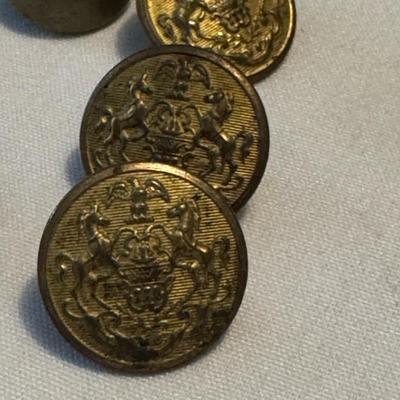 Vintage Military Jacket Buttons