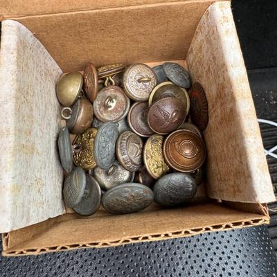 Vintage Military Jacket Buttons