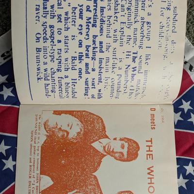Vintage The Who 1989 The Kids Are Alright Tour Bandana & Program Book