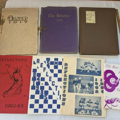 Antique & Vtg Beloit Memorial High School Yearbooks