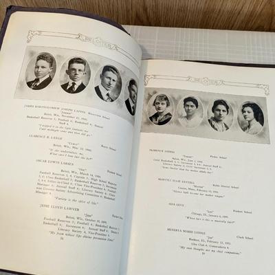 Antique & Vtg Beloit Memorial High School Yearbooks