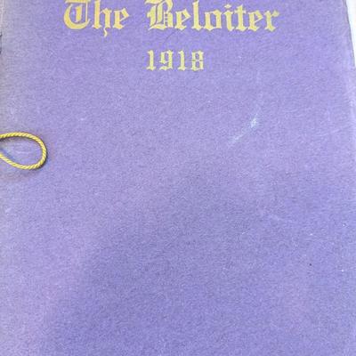 Antique & Vtg Beloit Memorial High School Yearbooks