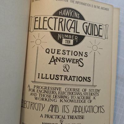 Hawkins Electrical Guide, Vol. 1 & 10, 1917 Copyright