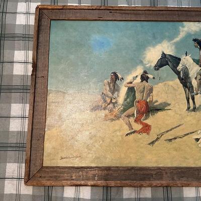 FREDERIC REMINGTON FRAMED PICTURE