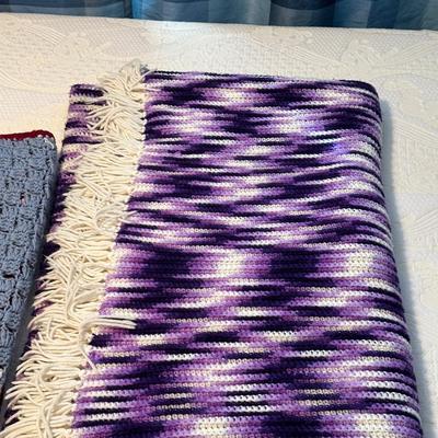2 HANDMADE AFGHANS