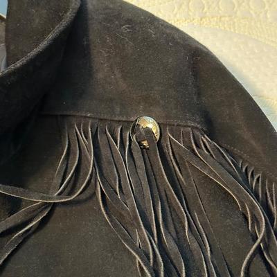 LADIES HARLEY DAVIDSON LINED LEATHER JACKET & A g400 FRINGED LEATHER JACKET