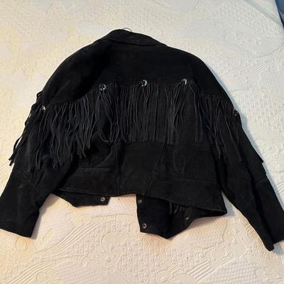 LADIES HARLEY DAVIDSON LINED LEATHER JACKET & A g400 FRINGED LEATHER JACKET