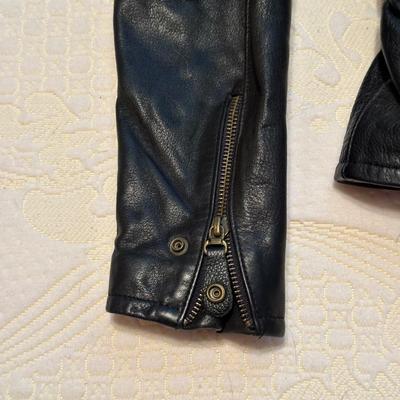 LADIES HARLEY DAVIDSON LINED LEATHER JACKET & A g400 FRINGED LEATHER JACKET