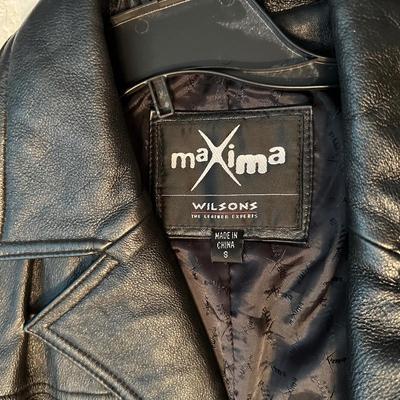 LADIES WILSON MAXIMA LEATHER MAXI COAT