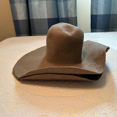 NATURAL BEAVER 100 WIDE BRIM HAT