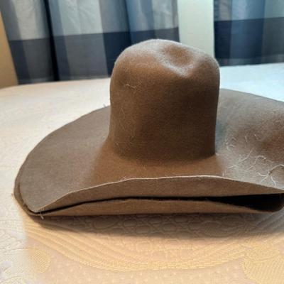 NATURAL BEAVER 100 WIDE BRIM HAT