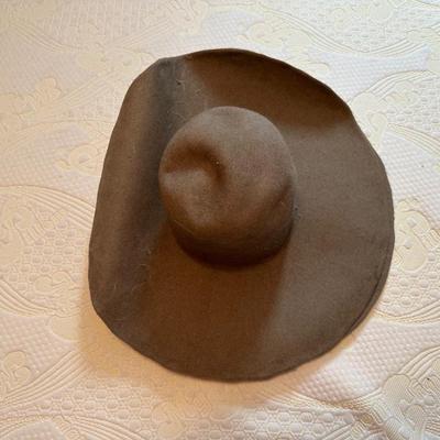 NATURAL BEAVER 100 WIDE BRIM HAT