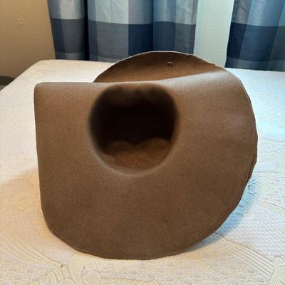 NATURAL BEAVER 100 WIDE BRIM HAT