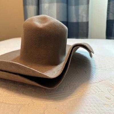 NATURAL BEAVER 100 WIDE BRIM HAT
