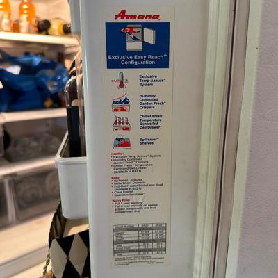 AMANA REFRIGERATOR W/BOTTOM FREEZER