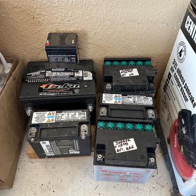 AN ASSORTMENT OF BATTERIES