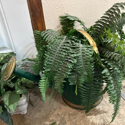 FAUX FLOWERS AND GREENERY PLUS 4 PICTURES