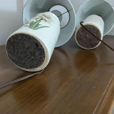 2 Lovely Vintage McCoy Table Lamps
