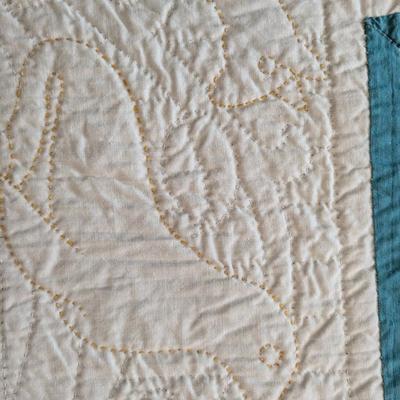 Amazing Vintage Hand Made Nursery Quilt