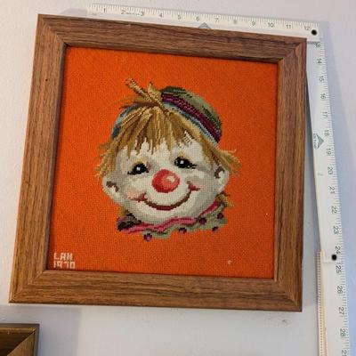 Cute Needlepoint Clown