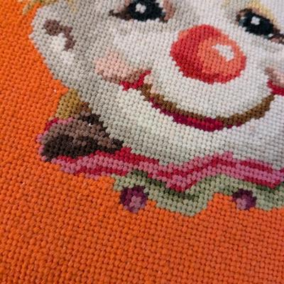 Cute Needlepoint Clown
