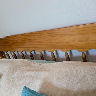 Sealy Queen Bed Frame, Mattress, and Bedding