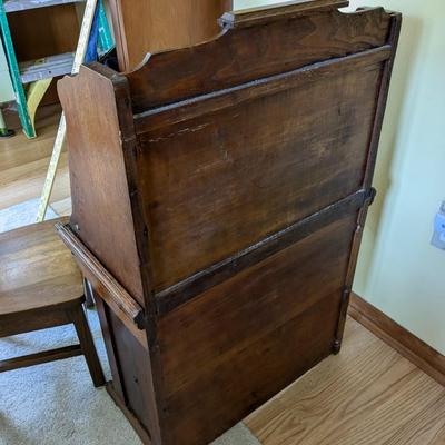 Wonderful Antique Children's Desk & Chair