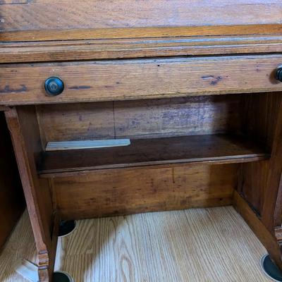 Wonderful Antique Children's Desk & Chair