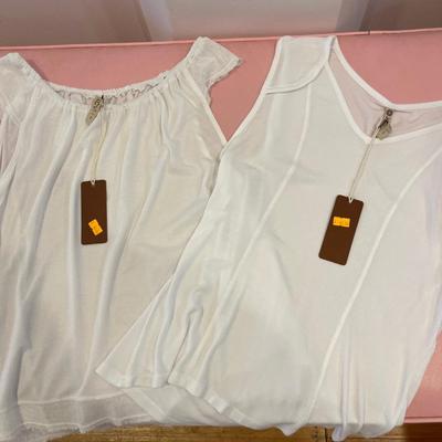 3 tops (S, M, L) & Trina Turk swimsuit size 6