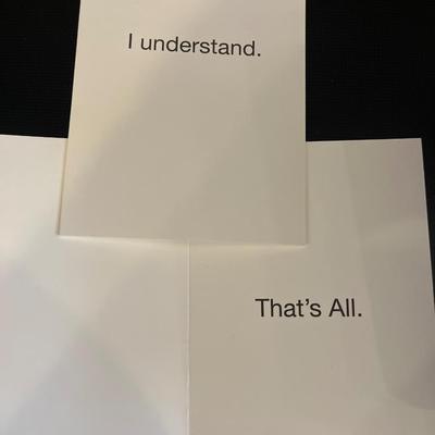 “That’s All” greeting cards