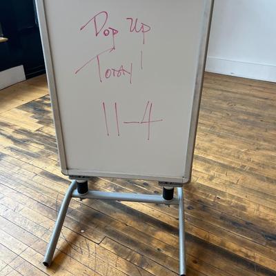 Two-sided sidewalk sign