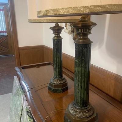 Lamp- green pair