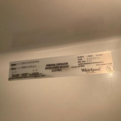 Whirlpool refrigerator