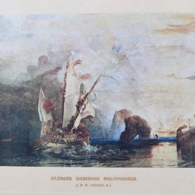 Framed Ulysses Deriding Polyphemus & St. Michael's Mount, J. M. W. Turner, 1859