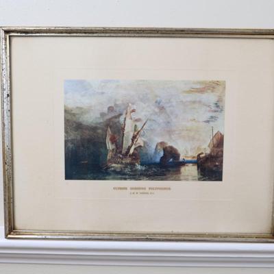 Framed Ulysses Deriding Polyphemus & St. Michael's Mount, J. M. W. Turner, 1859