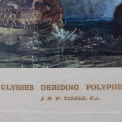 Framed Ulysses Deriding Polyphemus & St. Michael's Mount, J. M. W. Turner, 1859