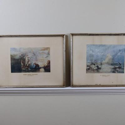 Framed Ulysses Deriding Polyphemus & St. Michael's Mount, J. M. W. Turner, 1859