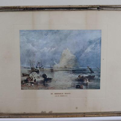 Framed Ulysses Deriding Polyphemus & St. Michael's Mount, J. M. W. Turner, 1859