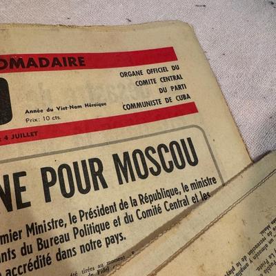 GRAMMA Vintage Cuba Newspapers