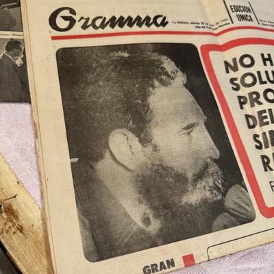 GRAMMA Vintage Cuba Newspapers