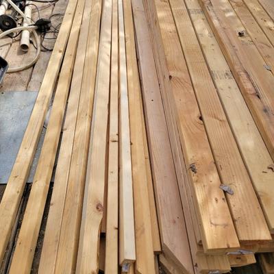 Lot of used lumber