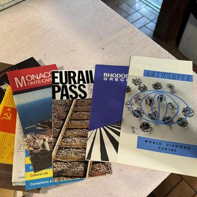 European Travel Flyers Memorabilia