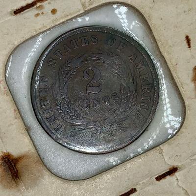 1864 Civil War Era Two-Cent Piece