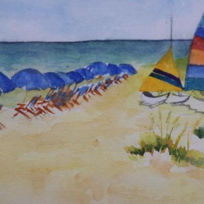 Original Framed & Signed by Gisela Niedenfuer