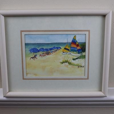 Original Framed & Signed by Gisela Niedenfuer