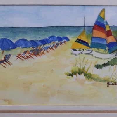 Original Framed & Signed by Gisela Niedenfuer
