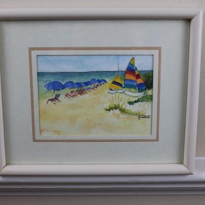 Original Framed & Signed by Gisela Niedenfuer