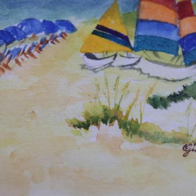 Original Framed & Signed by Gisela Niedenfuer