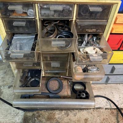Nut Screw Holder Boxes w Contents