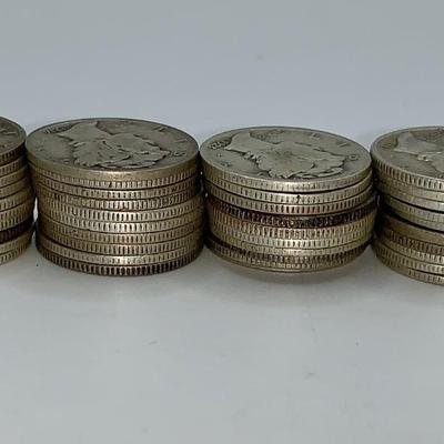 Lot of 40 Unsearched 1916-1945 Mercury Dimes